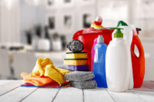 Bulk wholesale cleaning supplies available from NSJ Wholesale for homes and businesses