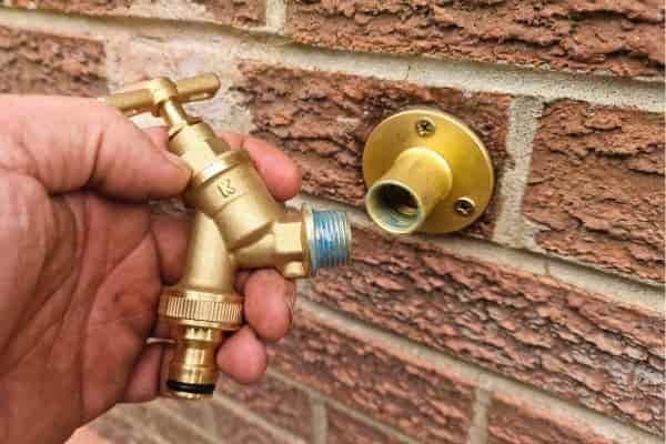 Brass taps available from NSJ wholesale across South Africa for plumbing and kitchen use