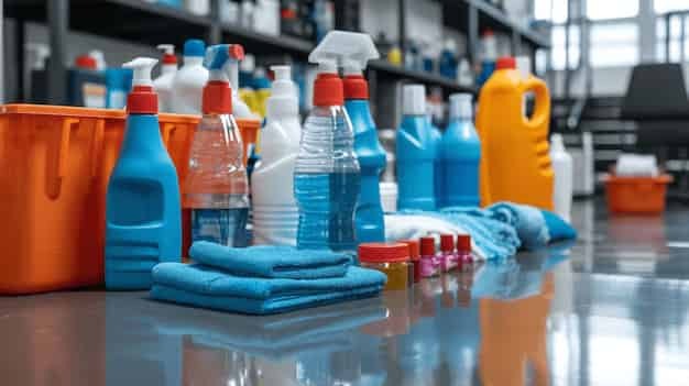 Cleaning supplies showcasing NSJ Wholesale as a supplier of homeware essentials in South Africa