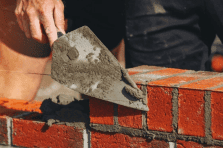 Trowel for masonry and plastering work on construction sites in Johannesburg
