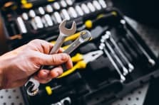 Complete spanner set under NSJ Wholesale hardware products for general construction projects